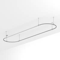 Основание ART-APRIORI-OVAL-ROD-400-4000x1000 (TN) (Arlight, IP20 Металл, 3 года)