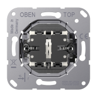 JUNG LS1912 Механизм двухклавишный, для жалюзи(механическая блокировка), кнопочного типа, крепление винтами, без монтажных лапок