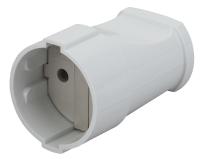 ЭРА Rx1-W Розетка кабельная б/з прямая 10A Белый