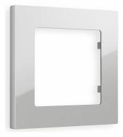 Рамка ALFA Techno (Серебро глянец) 1-ая AF220401