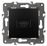 ЭРА 14-3114-05 Elegance Антрацит Розетка HDMI