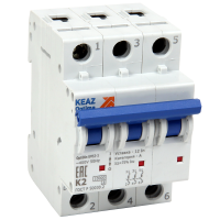 КЭАЗ OptiDin BM63 Автоматический выключатель 3P 63A L 10кА AC (BM63-3L63-10-УХЛ3)