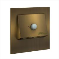 Zamel Светильник NAVI Золото/Хол.бел. в монт.коробку, 230V AC с датчиком движения