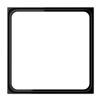 JUNG Промежуточная рамка черная