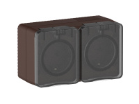 Systeme Electric AtlasDesign Profi54 Наруж Коричневый Розетка с заземлением со шторками 16А 250В