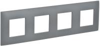 IEK SKANDY Серый Рамка 4-ая SK-F04Gr