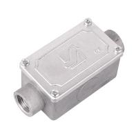 DKC Коробка протяжная алюминиевая, 2 ввода 180°, М20х1,5 ,IP55, 118х51х42мм