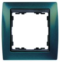 Simon 82 Синий Металлик/Графит Рамка 1-ая