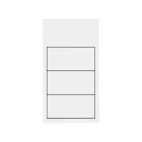 Simon 100 Черный матовый  Кит 2 поста, фронт. 1 рамка вертикальная + 3 клавиши выключателей