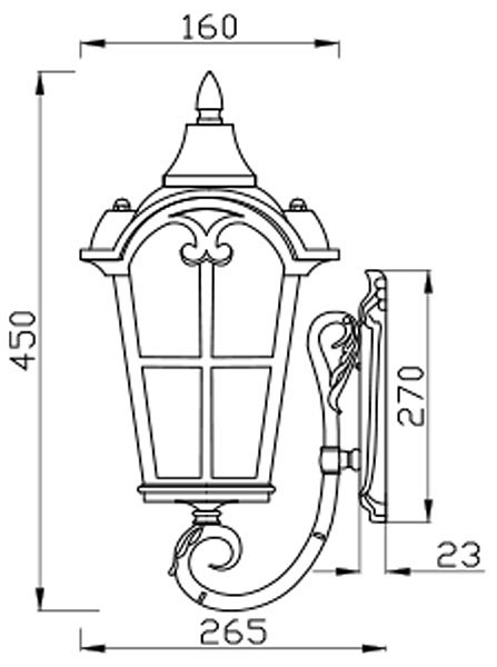 Настенный светильник (бра) O413WL-01BZ1 Maytoni Albion