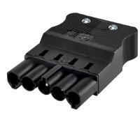 Simon Connect Графит Вилка Quick Connection "папа" 5 контактов в разъём CR5001-14