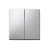 Systeme Electric ArtGallery Алюминий Переключатель 2-клавишный, 10АХ, механизм, быстрозажим. клем. Systeme Electric ArtGallery Алюминий Переключатель 2-клавишный, 10АХ, механизм, быстрозажим. клем.