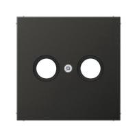 JUNG EcoProfi Черный матовый Накладка для розетки TV-FM