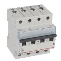 Legrand TX3 Автоматический выключатель 4P 32A (С) 6000/10kA