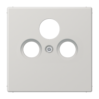 JUNG LS 990 Светло-серая Накладка TV-SAT-FM розетки