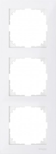 SE Merten SM M-Pure Полярно-Бел Рамка 3-ая