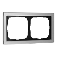 Systeme Electric ArtGallery Pure Органическое стекло Алюминий Рамка 2-ая