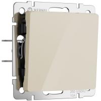 Выключатель одноклавишный (айвори акрил) W1110043