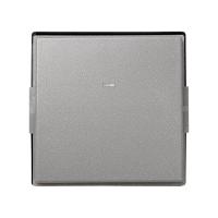 Simon 27 Клавиша для выключателя с подсветкой IK07 серого цвета S27 Scudo