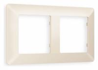 Рамка ALFA Line (Бежевый матовый) 2-ая AF110332