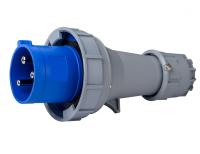 Dekraft Вилка перен. 2Р+РЕ 63А 220В IP67 ВП-103