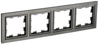 IEK BRITE Рамка 4-мест. РУ-4-БрТБ бр.
