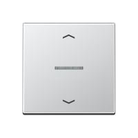 JUNG Клавиша для контрольного выключателя с символами вверх-вниз алюминий