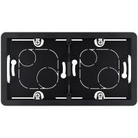 Legrand INSPIRIA Антрацит Коробка накладного монтажа - 2 поста