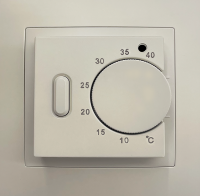 Donel Термостат с выносным датчиком пола 16 A, 45*45 мм., матовый кашемир, серия DTEF