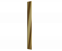 Комплект акуст.панелей, черный войлок, 3000х300х19мм, рейки ЭКОПОЛИМЕР, желтое золото/2шт