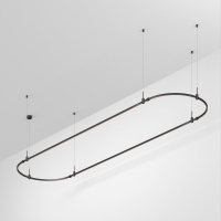 Arlight Основание ART-APRIORI-OVAL-HANG-4000x1000 (BK) (IP20 Металл, 3 года)