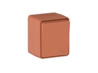 Systeme Electric AtlasDesign Profi54 Наруж Терракотовый Выключатель 1-клавишный с самовозвратом 10 АХ