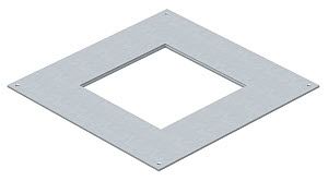 OBO Bettermann Крышка монтажного основания UZD250-3 для лючка GES4 (сталь)