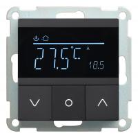 Термостат для теплых полов Smart Life Wifi, черный (32232 BK)