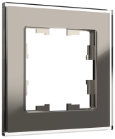 IEK BRITE Рамка 1-мест. РУ-1-2-БрД стекло дым.