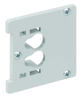 Simon Connect Серая Панель боковая к Офиблок Компакт для ввода кабеля