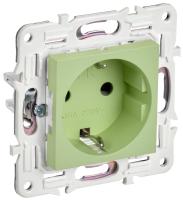 IEK SKANDY Мятный Розетка с/з без защитных шторок 16А SK-R05G