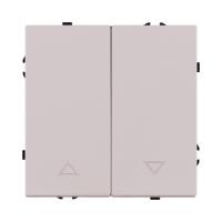 Механизм управления жалюзи 2-клавишный, кашемир матовый Kollinger Eclipse EC-013CM