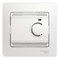 SE Glossa Бел Термостат электрон.теплого пола с датчиком,от+5до+50°C,16A в сборе
