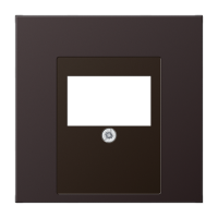 JUNG LS 990 темный алюминий Накладка розетки ТАЕ