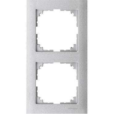 SE Merten SM M-Pure Алюминий Рамка 2-ая