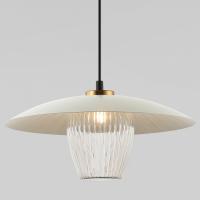 Подвесной светильник 50259/1 белый/прозрачный Eurosvet Kamari