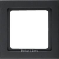 Berker Q.3 Антрацит с эффектом бархата Рамка 1-местная