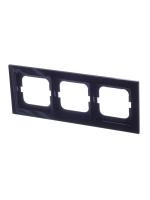 ABB BJE Axcent Черный Рамка 3-ая