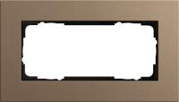 Gira ESP Lenoleum-Multiplex Светло-коричневый Рамка 2-ая без перегородки