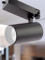 ЭРА Трековый светильник трёхфазный SТR-30-36-30K-B40 узкий луч 3000K черный