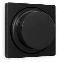 Лицевая панель ALFA (Черный матовый) для светорегулятора универсального QUANT AP8055