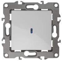 ЭРА 12-1102-01 Выключатель с подсветкой, 10АХ-250В, IP20, 12, белый