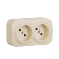 Legrand Quteo Бежевый Розетка 2-я б/з