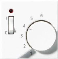 JUNG A 500 Алюминий Накладка термостата комнатного с выключателем(мех TR231U,TR241U)